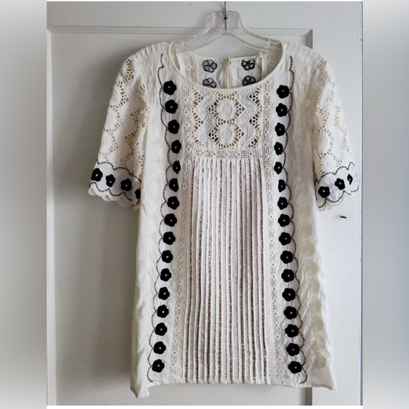 Anthropologie Floreat Veille Peasant Top - Picture 4 of 7